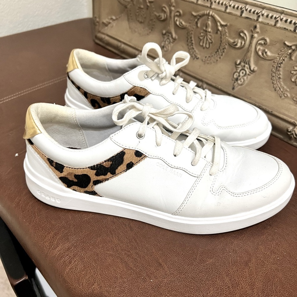 Cole Haan Grand Crosscourt Leather Shoes Sneakers Women's Size 8 - Picture 2 of 7